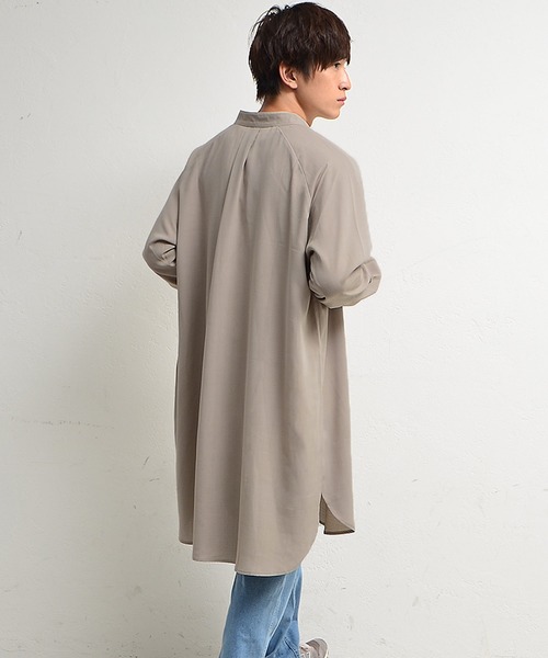 シャツ スーパーオーバーサイズ長袖シャツ(NEZ) メンズ