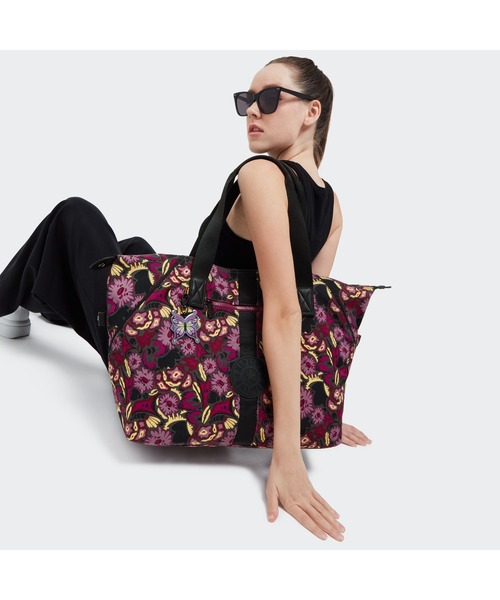Kipling X ANNA SUI コラボ バッグ Art Medium Harvest Flower Kipling X ANNA SUI コラボ バッグ Art Medium Harvest Flower