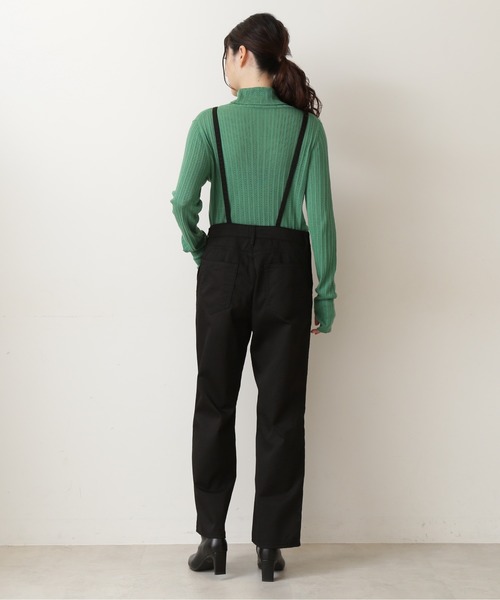 NATURAL BEAUTY BASIC(ナチュラルビューティーベーシック)の「デニムサロペット/0171240981(サロペット/オーバーオール・レディース・ブラック・MEDIUM/SMALL)」の5枚目の写真