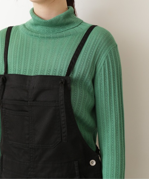 NATURAL BEAUTY BASIC(ナチュラルビューティーベーシック)の「デニムサロペット/0171240981(サロペット/オーバーオール・レディース・ブラック・MEDIUM/SMALL)」の7枚目の写真