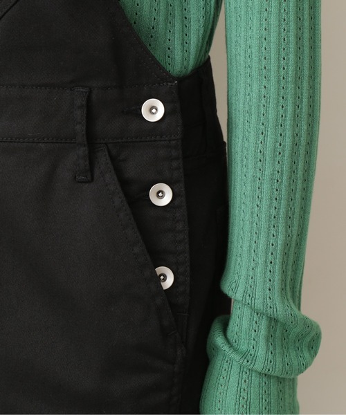 NATURAL BEAUTY BASIC(ナチュラルビューティーベーシック)の「デニムサロペット/0171240981(サロペット/オーバーオール・レディース・ブラック・MEDIUM/SMALL)」の8枚目の写真