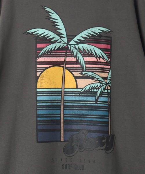 ROXY(ロキシー)の「PALM TREE PULLOVER/ロキシーバックプリントスウェットトレーナー(スウェット・レディース・ブラック/パープル/ブラック系その他・SMALL/MEDIUM/LARGE)」の4枚目の写真