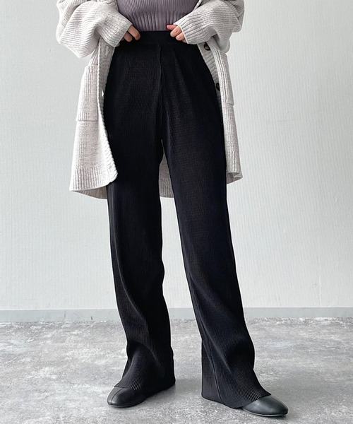 PAGEBOY(ページボーイ)の「スモーキーフリーカットパンツ(その他パンツ・レディース・チャコールグレー/ブラック/アクア・FREE)」の2枚目の写真