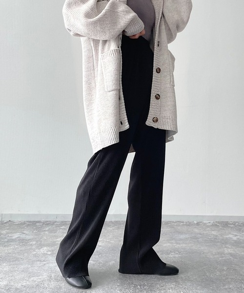 PAGEBOY(ページボーイ)の「スモーキーフリーカットパンツ(その他パンツ・レディース・チャコールグレー/ブラック/アクア・FREE)」の4枚目の写真