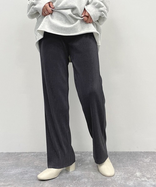 PAGEBOY(ページボーイ)の「スモーキーフリーカットパンツ(その他パンツ・レディース・チャコールグレー/ブラック/アクア・FREE)」の12枚目の写真