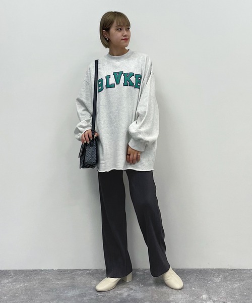 PAGEBOY(ページボーイ)の「スモーキーフリーカットパンツ(その他パンツ・レディース・チャコールグレー/ブラック/アクア・FREE)」の15枚目の写真