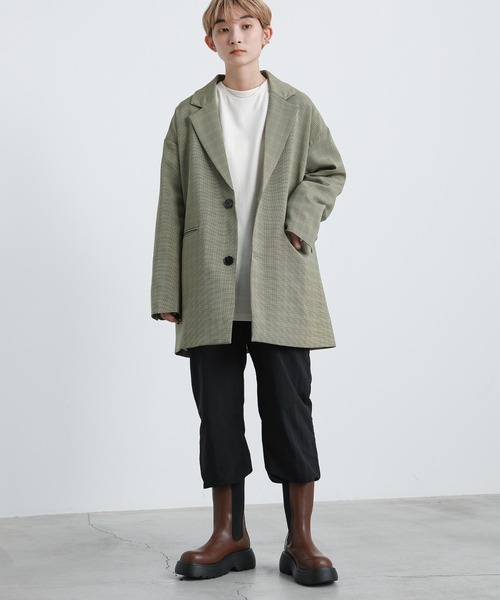 select MOCA（セレクトモカ）の「リラックスジョガーパンツ（その他パンツ・レディース・ブラック/アイボリー・FREE）」の5枚目の写真