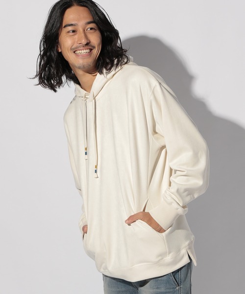 Minnetonka（ミネトンカ）の「【MINNETONKA（ミネトンカ）×BAYFLOW】ECOスエードパーカー（パーカー・メンズ・ホワイト/ブラック/ベージュ/オレンジ・SMALL/MEDIUM/LARGE）」の13枚目の写真