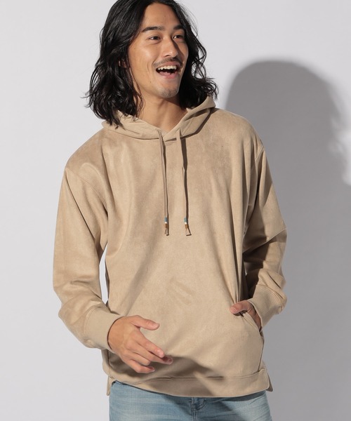 Minnetonka（ミネトンカ）の「【MINNETONKA（ミネトンカ）×BAYFLOW】ECOスエードパーカー（パーカー・メンズ・ホワイト/ブラック/ベージュ/オレンジ・SMALL/MEDIUM/LARGE）」の17枚目の写真