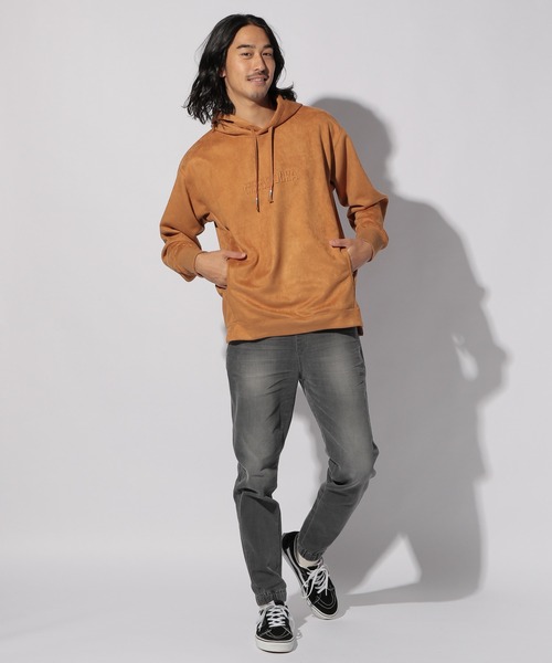 Minnetonka（ミネトンカ）の「【MINNETONKA（ミネトンカ）×BAYFLOW】ECOスエードパーカー（パーカー・メンズ・ホワイト/ブラック/ベージュ/オレンジ・SMALL/MEDIUM/LARGE）」の18枚目の写真