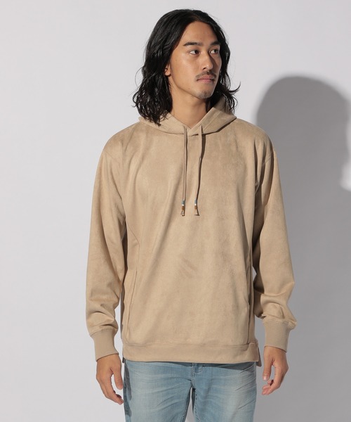 Minnetonka（ミネトンカ）の「【MINNETONKA（ミネトンカ）×BAYFLOW】ECOスエードパーカー（パーカー・メンズ・ホワイト/ブラック/ベージュ/オレンジ・SMALL/MEDIUM/LARGE）」の20枚目の写真