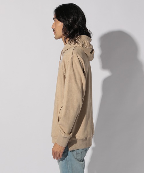 Minnetonka（ミネトンカ）の「【MINNETONKA（ミネトンカ）×BAYFLOW】ECOスエードパーカー（パーカー・メンズ・ホワイト/ブラック/ベージュ/オレンジ・SMALL/MEDIUM/LARGE）」の21枚目の写真