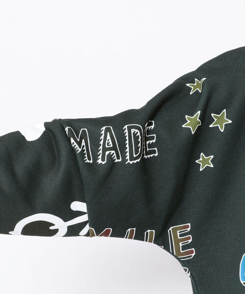 ONE MADE（ワンメイド）の「ONE MADE(ワンメイド)総柄パーカー（パーカー・レディース・ブラック・FREE）」の8枚目の写真