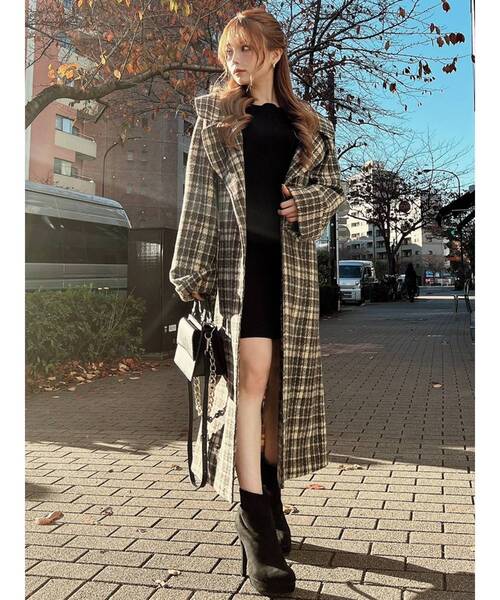 RESEXXY（リゼクシー）の「ウールガウンコート（その他アウター・レディース・アイボリー/グリーン/その他1・FREE）」の7枚目の写真