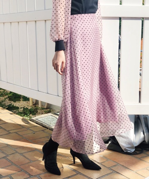 送料 無料 セール Lili Lurex ドットシアースカート スカート Banner Barrett バナーバレット のファッション 激安 販売オンライン Arenatheatre Net