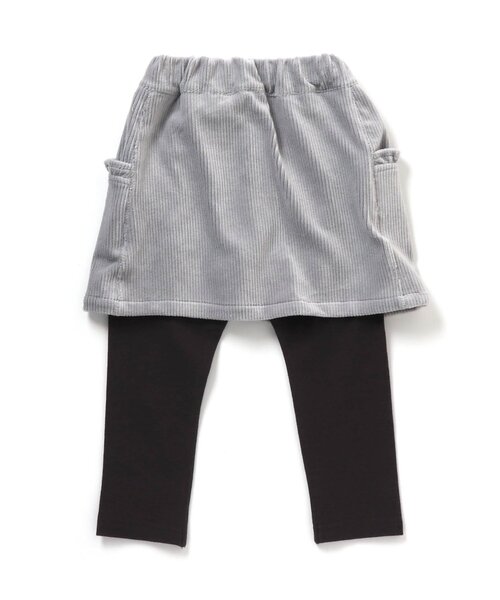 apres les cours（アプレレクール）の「カットコールスカッツ 10分丈（スカート・キッズ・グレー/ベージュ/ピンク・120/100/140/110/90/130/80）」の5枚目の写真