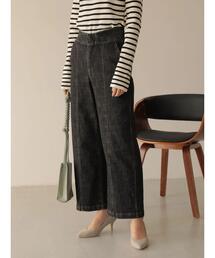 AMERICAN HOLIC | センター切り替えワイドデニム(その他パンツ)