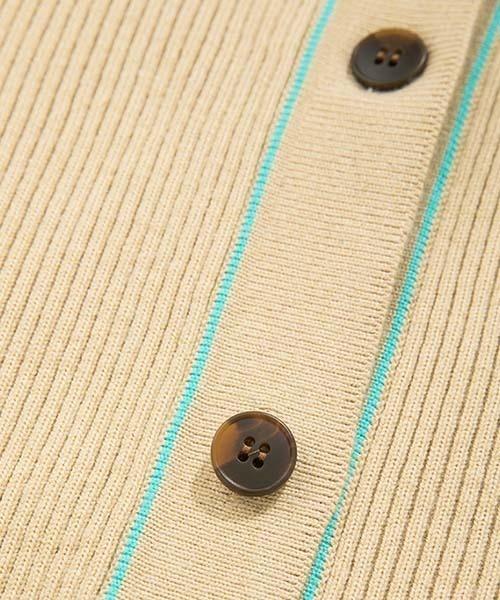 Fano Studios(ファノ ストゥディオズ)の「【Fano Studios】Rib knit collar cardigan FD21S022(カーディガン/ボレロ・レディース・ベージュ・M/L/S)」の15枚目の写真