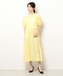 HOLIDAYホリデイ　RAMIE PUFF DRESS ラミーパフドレス HOLIDAY（ホリデイ）の「RAMIE PUFF DRESS ラミーパフドレス
