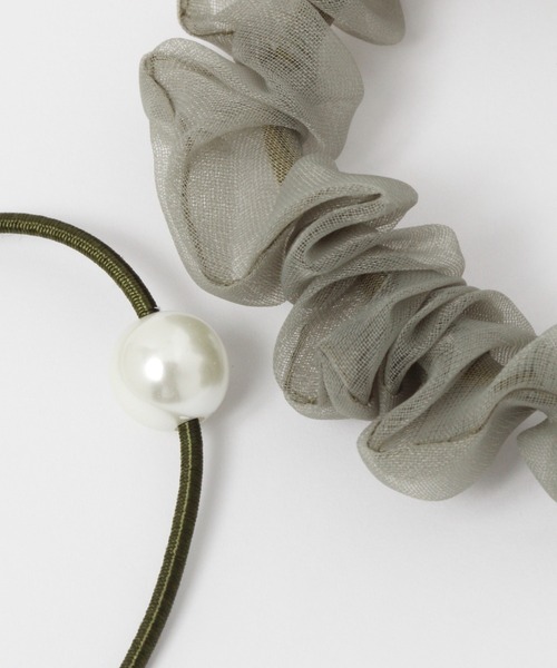 studio CLIP（スタディオクリップ）の「5SETシュシュアソートポニー（ヘアゴム・レディース・カーキ/グレー/ブラウン・FREE）」の10枚目の写真