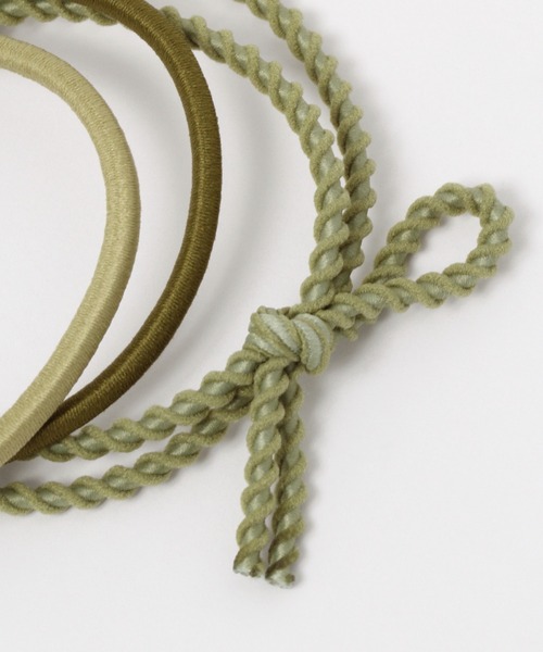 studio CLIP（スタディオクリップ）の「5SETシュシュアソートポニー（ヘアゴム・レディース・カーキ/グレー/ブラウン・FREE）」の12枚目の写真