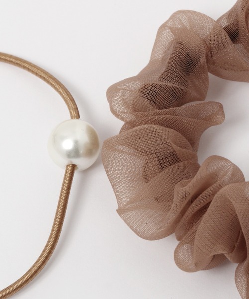 studio CLIP（スタディオクリップ）の「5SETシュシュアソートポニー（ヘアゴム・レディース・カーキ/グレー/ブラウン・FREE）」の9枚目の写真