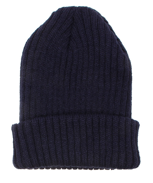 Kastane(カスタネ)の「【Kastane】KNITCAP(ニットキャップ/ビーニー・レディース・ワインレッド/ネイビー・FREE)」の2枚目の写真