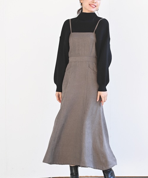 rps（アールピーエス）の「ライスコールマーメイドジャンスカ（ジャンパースカート・レディース・ブラック/ブラウン/モカ・M）」の3枚目の写真