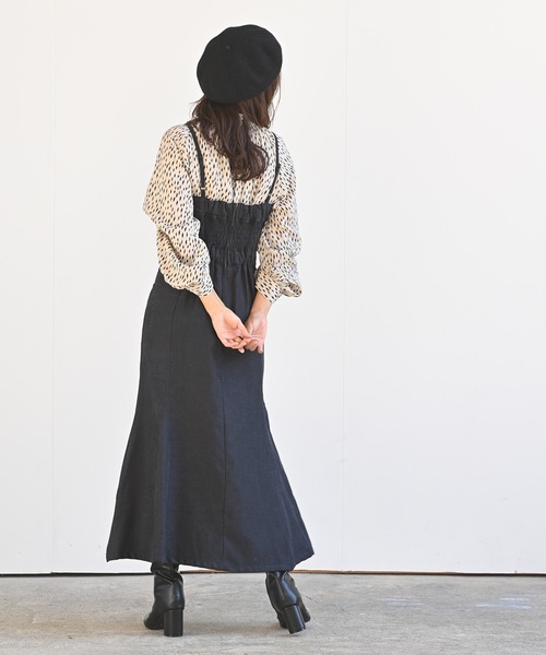 rps（アールピーエス）の「ライスコールマーメイドジャンスカ（ジャンパースカート・レディース・ブラック/ブラウン/モカ・M）」の8枚目の写真