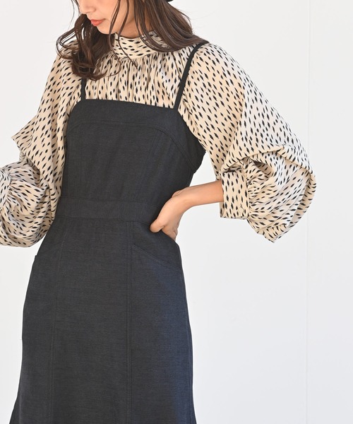 rps（アールピーエス）の「ライスコールマーメイドジャンスカ（ジャンパースカート・レディース・ブラック/ブラウン/モカ・M）」の16枚目の写真