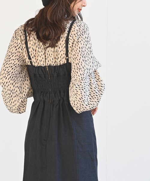 rps（アールピーエス）の「ライスコールマーメイドジャンスカ（ジャンパースカート・レディース・ブラック/ブラウン/モカ・M）」の12枚目の写真