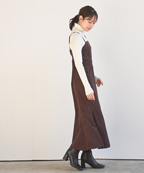 rps（アールピーエス）の「ライスコールマーメイドジャンスカ（ジャンパースカート・レディース・ブラック/ブラウン/モカ・M）」の5枚目の写真