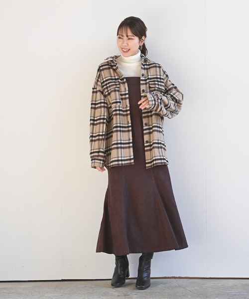 rps（アールピーエス）の「ライスコールマーメイドジャンスカ（ジャンパースカート・レディース・ブラック/ブラウン/モカ・M）」の10枚目の写真