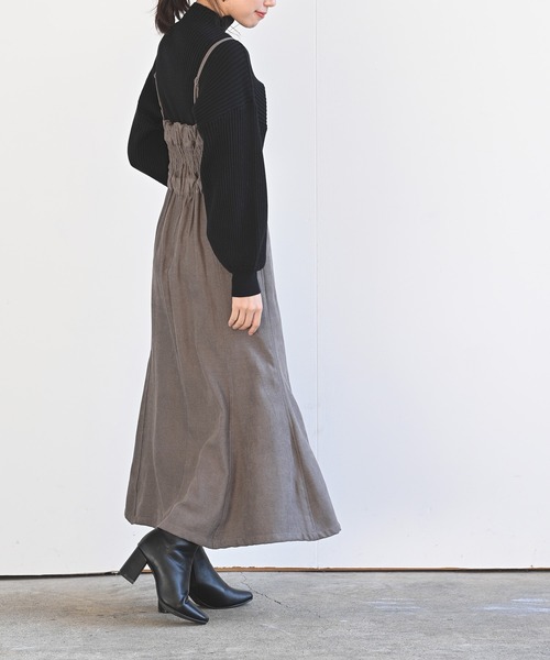 rps（アールピーエス）の「ライスコールマーメイドジャンスカ（ジャンパースカート・レディース・ブラック/ブラウン/モカ・M）」の18枚目の写真