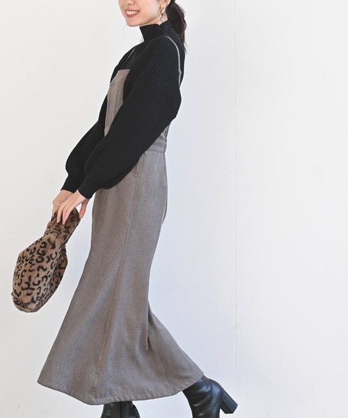 rps（アールピーエス）の「ライスコールマーメイドジャンスカ（ジャンパースカート・レディース・ブラック/ブラウン/モカ・M）」の14枚目の写真