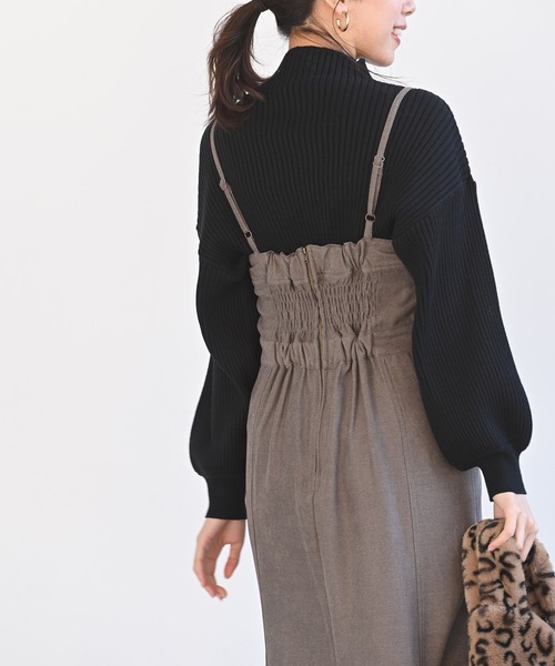 rps（アールピーエス）の「ライスコールマーメイドジャンスカ（ジャンパースカート・レディース・ブラック/ブラウン/モカ・M）」の7枚目の写真