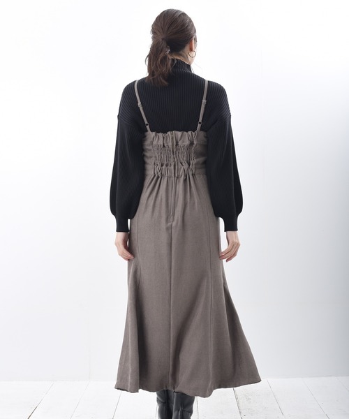 rps（アールピーエス）の「ライスコールマーメイドジャンスカ（ジャンパースカート・レディース・ブラック/ブラウン/モカ・M）」の15枚目の写真