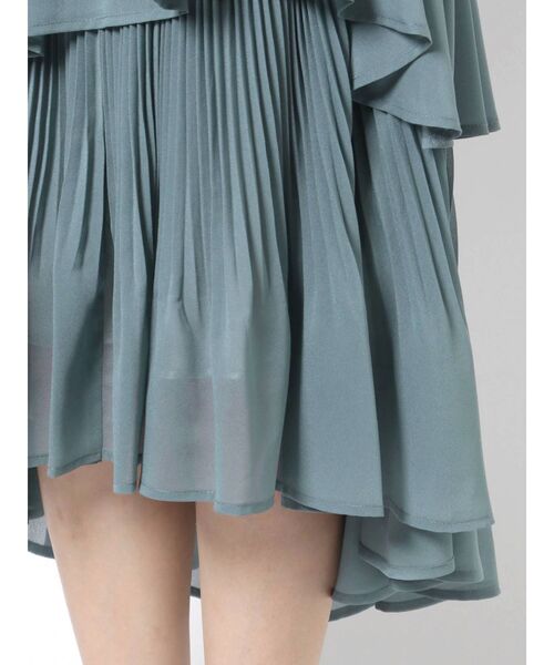 MERCURYDUO（マーキュリーデュオ）の「シアープリーツティアードスカート（スカート・レディース・ベージュ/ブルー/アイボリー・SMALL/MEDIUM）」の15枚目の写真