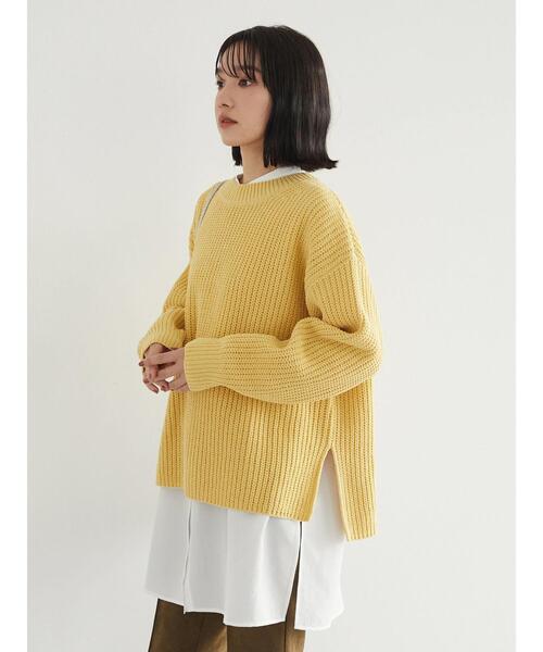 Green　Parks（グリーンパークス）の「レイヤードシャツインナー＊（シャツ/ブラウス・レディース・オフホワイト・FREE）」の9枚目の写真