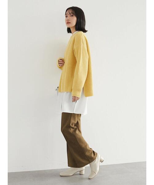 Green　Parks（グリーンパークス）の「レイヤードシャツインナー＊（シャツ/ブラウス・レディース・オフホワイト・FREE）」の22枚目の写真