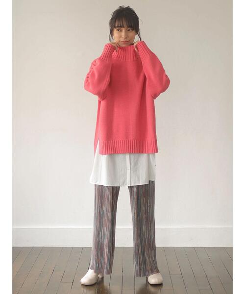 Green　Parks（グリーンパークス）の「レイヤードシャツインナー＊（シャツ/ブラウス・レディース・オフホワイト・FREE）」の13枚目の写真