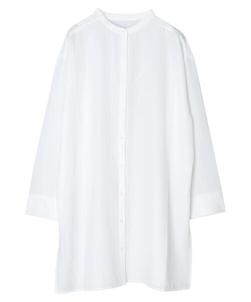 Green　Parks（グリーンパークス）の「レイヤードシャツインナー＊（シャツ/ブラウス・レディース・オフホワイト・FREE）」の5枚目の写真