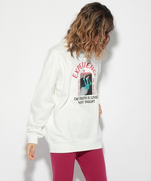 PBLIM（ページボーイリム）の「【PAGEBOYLIM】レディフォトスウェット（スウェット・レディース・ブラック/オフホワイト・MEDIUM/LARGE）」の16枚目の写真