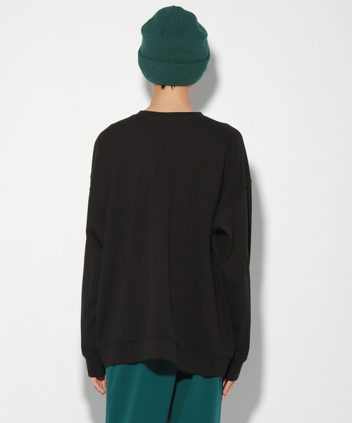 PBLIM（ページボーイリム）の「【PAGEBOYLIM】レディフォトスウェット（スウェット・レディース・ブラック/オフホワイト・MEDIUM/LARGE）」の8枚目の写真