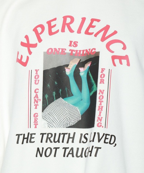 PBLIM（ページボーイリム）の「【PAGEBOYLIM】レディフォトスウェット（スウェット・レディース・ブラック/オフホワイト・MEDIUM/LARGE）」の9枚目の写真