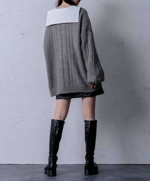 YENN♥新品未使用FAUXレザーミニワンピ ショートノーカラレザージャケット＋レザーミニスカートセット