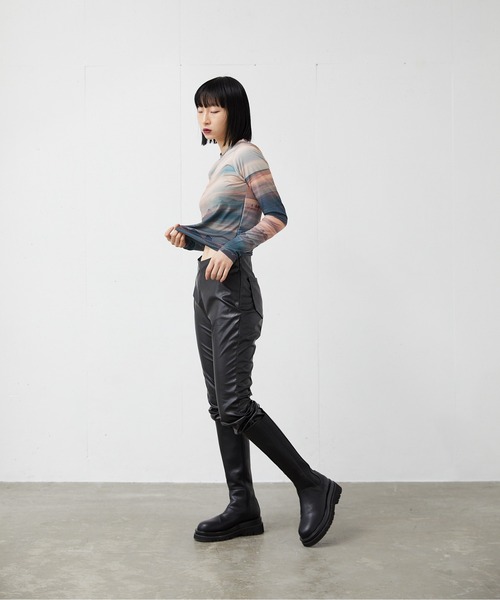 FEKETE（フェケテ）の「FEKETE SIDE GORE LONG BOOTS（ブーツ・レディース・ブラック・23.0cm/24.0cm/25.0cm）」の6枚目の写真