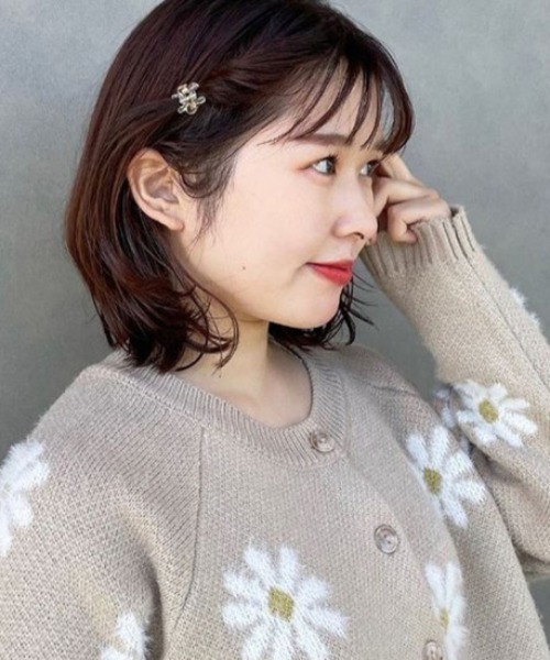 flower(フラワー)の「マリービジュークリップ(バレッタ/ヘアクリップ・レディース・ベージュ/ブラウン・FREE)」の3枚目の写真