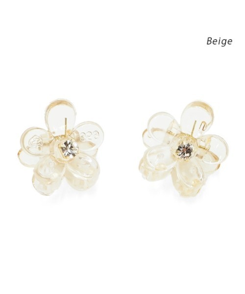 flower(フラワー)の「マリービジュークリップ(バレッタ/ヘアクリップ・レディース・ベージュ/ブラウン・FREE)」の9枚目の写真