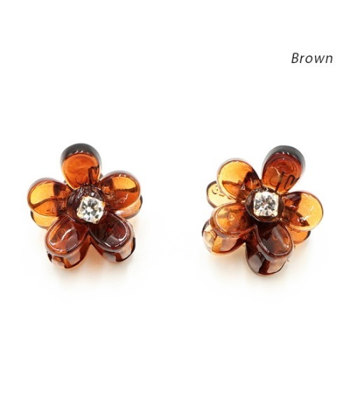 flower(フラワー)の「マリービジュークリップ(バレッタ/ヘアクリップ・レディース・ベージュ/ブラウン・FREE)」の10枚目の写真